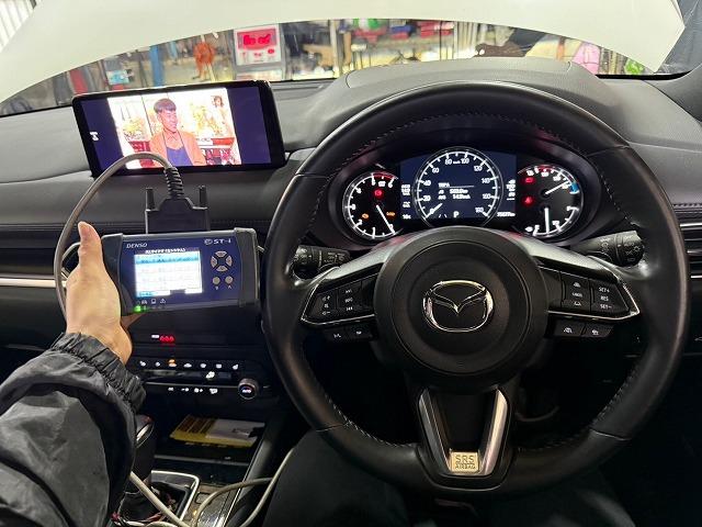 滋賀オートライフハノ　マツダ「CX-5」(KF2P)の車検＆整備とフルード交換