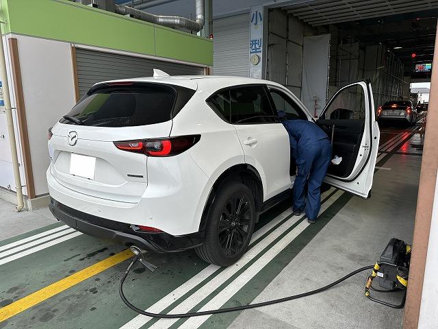 滋賀オートライフハノ　マツダ「CX-5」(KF2P)の車検＆整備とフルード交換