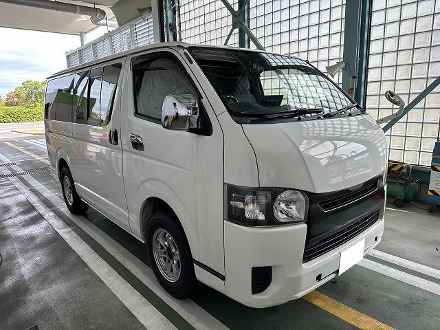 滋賀オートライフハノ　トヨタ「ハイエース」(200系)の車検＆整備とオイル交換