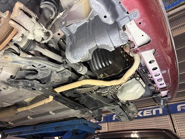 滋賀オートライフハノ　ダイハツ「ミラジーノ」(L650S)の車検＆整備とラジエター交換