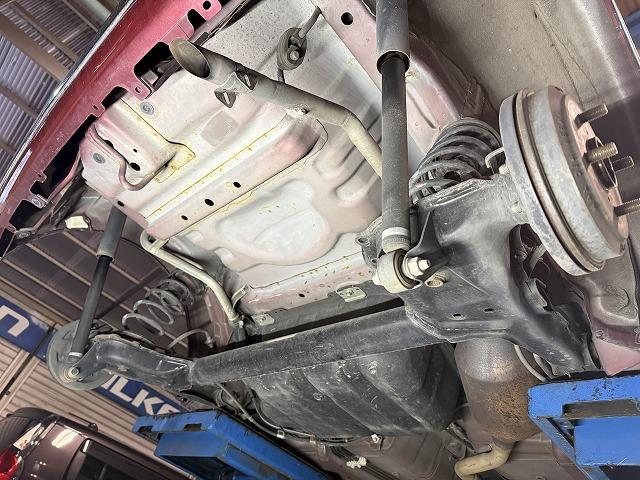 滋賀オートライフハノ　ダイハツ「ミラジーノ」(L650S)の車検＆整備とラジエター交換