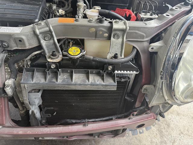 滋賀オートライフハノ　ダイハツ「ミラジーノ」(L650S)の車検＆整備とラジエター交換