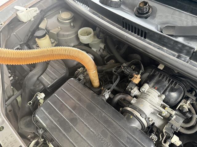 滋賀オートライフハノ　ダイハツ「ミラジーノ」(L650S)の車検＆整備とラジエター交換