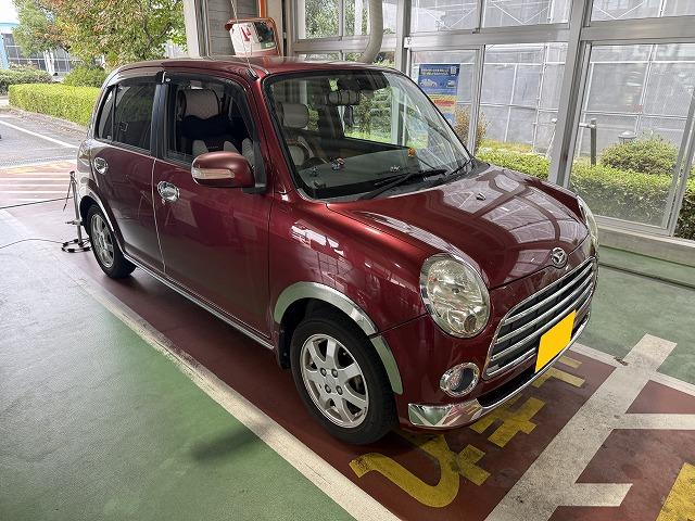 滋賀オートライフハノ　ダイハツ「ミラジーノ」(L650S)の車検＆整備とラジエター交換