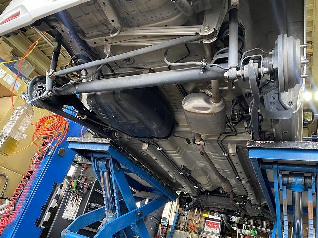 滋賀オートライフハノ　日産「モコ」(MG33S)の車検＆整備とオイル交換