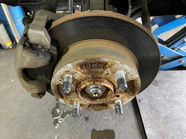 滋賀オートライフハノ　日産「モコ」(MG33S)の車検＆整備とオイル交換