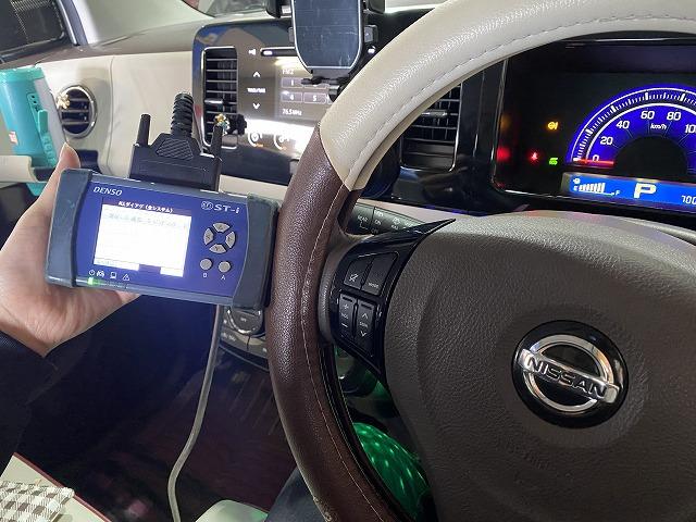 滋賀オートライフハノ　日産「モコ」(MG33S)の車検＆整備とオイル交換