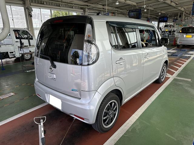 滋賀オートライフハノ　日産「モコ」(MG33S)の車検＆整備とオイル交換