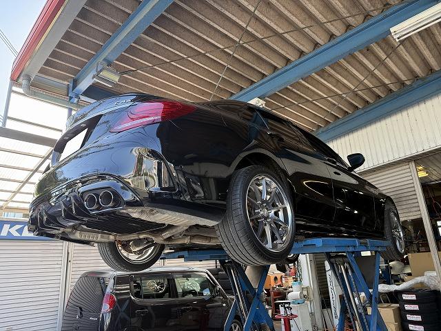 滋賀オートライフハノ　輸入車「ベンツ Cクラス」(W205)のATF＆フィルター交換