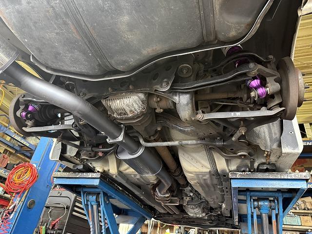 滋賀オートライフハノ　日産「シルビア」(PS13)の車検＆整備とブーツ交換