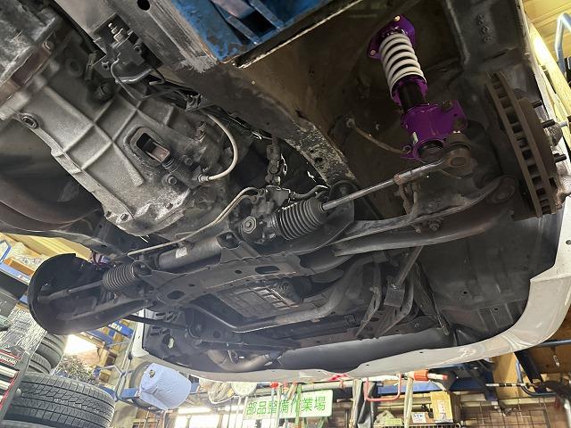 滋賀オートライフハノ　日産「シルビア」(PS13)の車検＆整備とブーツ交換