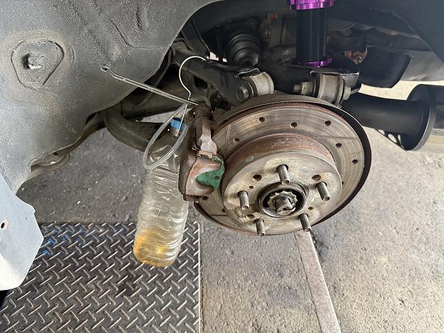 滋賀オートライフハノ　日産「シルビア」(PS13)の車検＆整備とブーツ交換