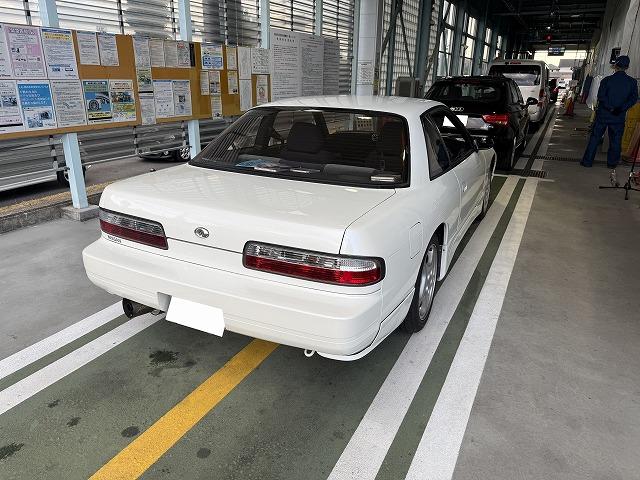 滋賀オートライフハノ　日産「シルビア」(PS13)の車検＆整備とブーツ交換