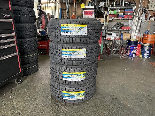 滋賀オートライフハノ　スバル「インプレッサ WRX」(GDA)の持込スタッドレス交換4本（17インチ）