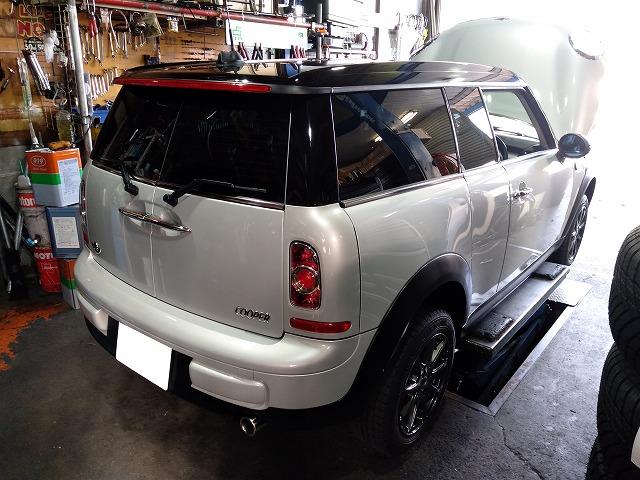 滋賀オートライフハノ　輸入車「MINI」(ZF16)の冷却水漏れ修理（サーモスタッドハウジング、ウォーターパイプ交換）