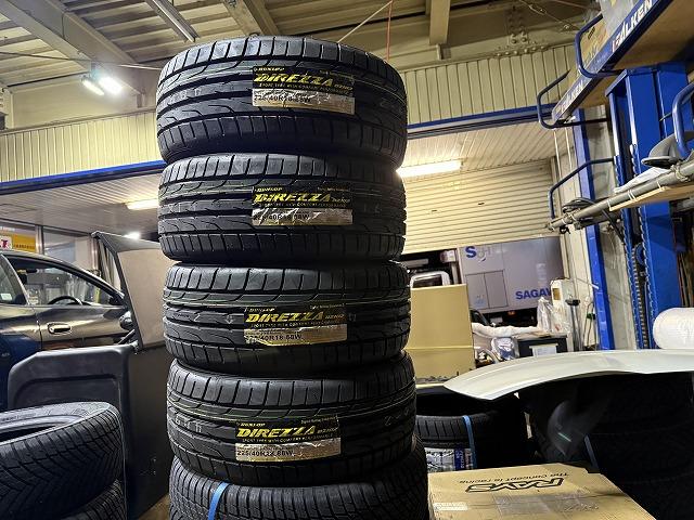 滋賀オートライフハノ　トヨタ「セリカ GT-FOUR」(ST205)のタイヤ交換4本（ダンロップ）