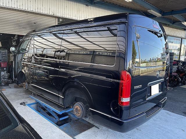 滋賀オートライフハノ　トヨタ「ハイエース」(200系)の車検＆整備