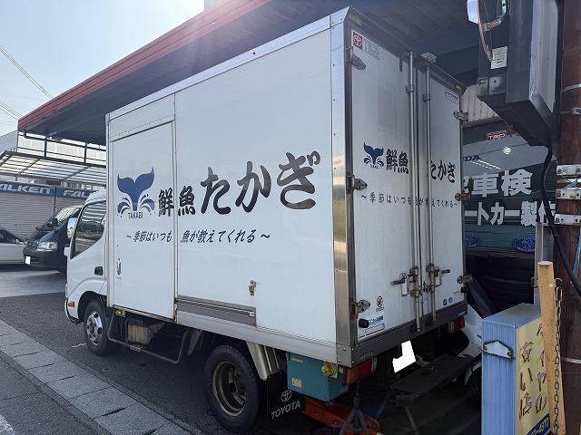 滋賀オートライフハノ　トヨタ「ダイナ」(2ｔトラック)のクラッチ交換