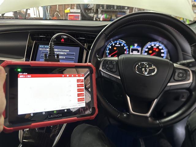 滋賀オートライフハノ　トヨタ「ハリアー」(ZSU65)の車検＆整備とフルード交換