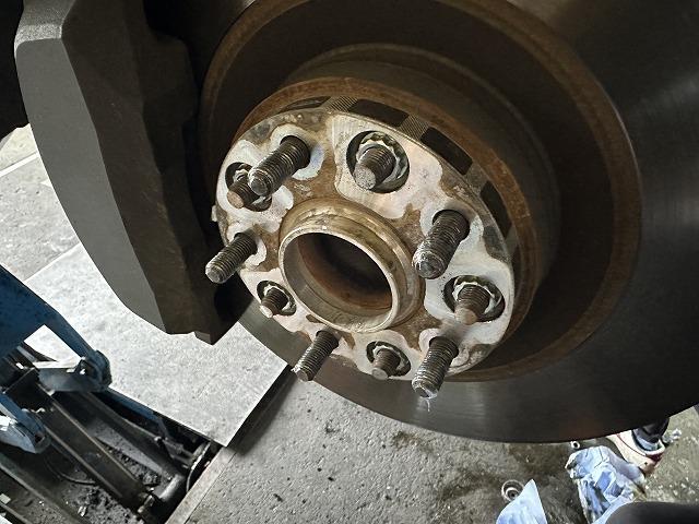 滋賀オートライフハノ　レクサス「GS450ｈ」(GWL10)の車検＆整備とオイル交換