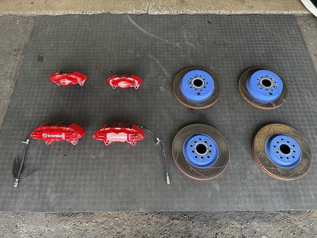 滋賀オートライフハノ　トヨタ「GR86」(ZN8)の持込ブレンボキャリパー＆ローター交換(純正オプション)