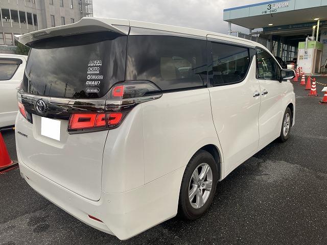 滋賀オートライフハノ　トヨタ「ヴェルファイア」(AGH30)の車検＆整備とオイル交換