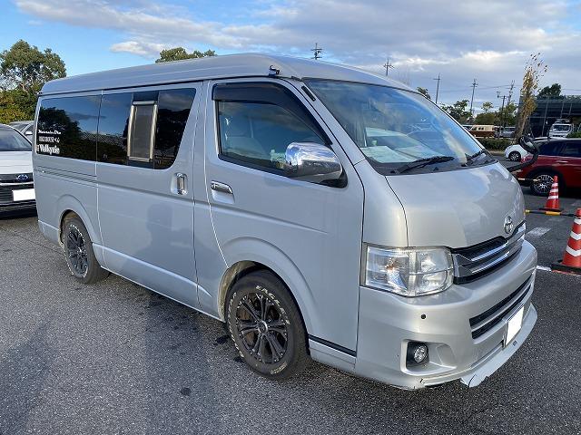 滋賀オートライフハノ　トヨタ「ハイエース」(200系)の車検＆整備とブレーキパッド交換