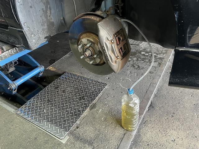 滋賀オートライフハノ　トヨタ「セリカ GT-FOUR」(ST205)の車検＆整備とフルード交換