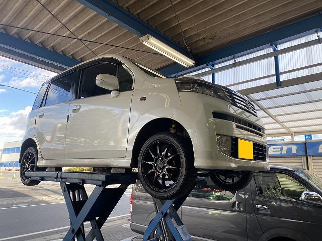 滋賀オートライフハノ　ホンダ「ライフ」(JC1)の持込マフラー交換とテールパイプ溶接加工（無限）