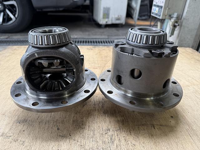 滋賀オートライフハノ　トヨタ「ハイエース」(200系)の86用トルセンLSD交換（部品持ち込み）