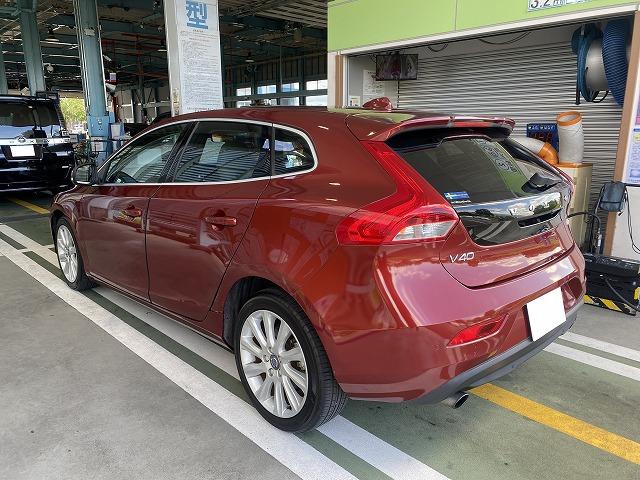 滋賀オートライフハノ　輸入車「ボルボ V40」(MB4154T)の車検＆整備とオイル交換