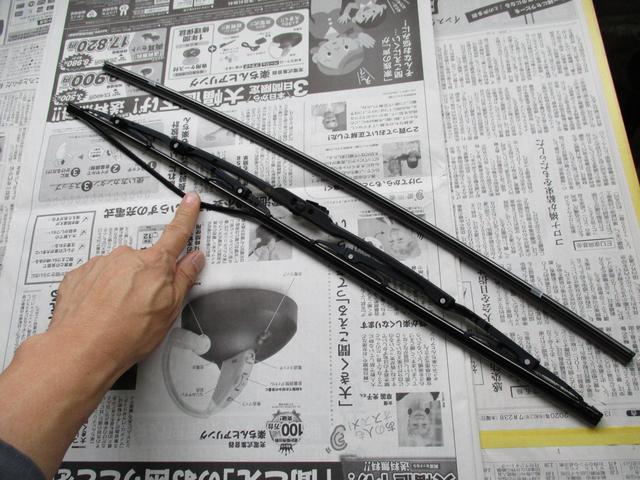 ミラのエンジンオイル、ワイパーゴム交換