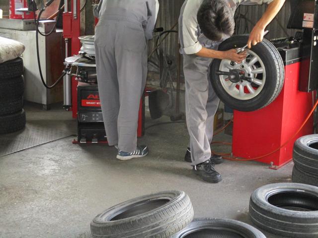 アルトラパンのタイヤ交換