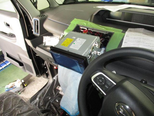 販売したタントに外品ETCとナビキットの取付