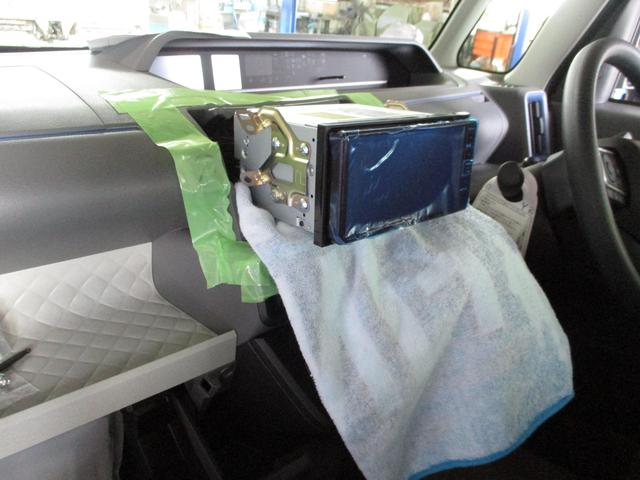 販売したタントに外品ETCとナビキットの取付