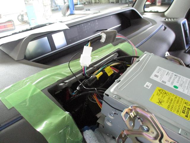 販売したタントに外品ETCとナビキットの取付