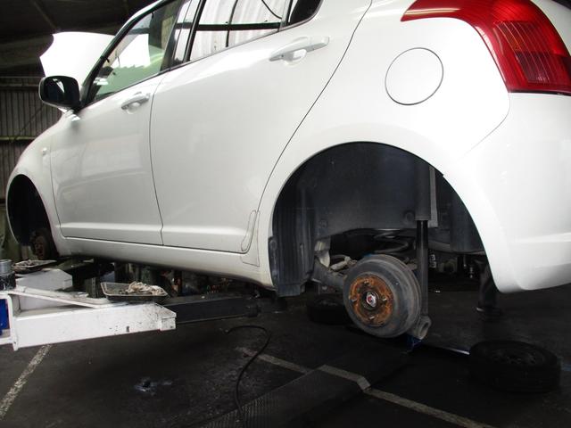 スイフトの車検とフロントパイプ交換