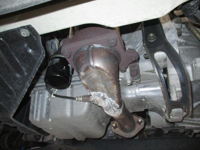 スイフトの車検とフロントパイプ交換