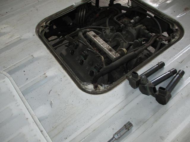 アクティーの車検とプラグ交換