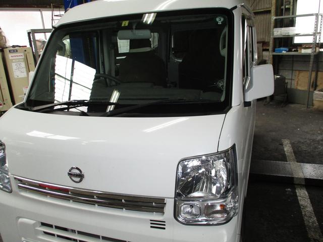 クリッパーバンのガラス交換