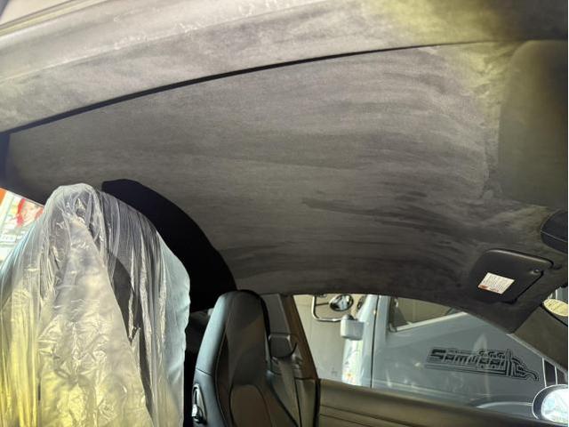 ポルシェ　９１１　東大阪　内装補修・修理　ルーフライニング修理　張り直し