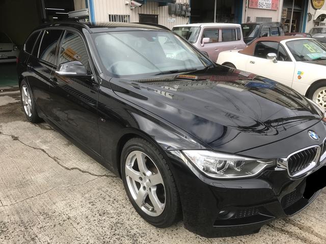 F31 BMW 320dツーリング 3シリーズ サマータイヤからスタッドレスタイヤへ　交換　大阪　茨木　北摂　取替　入れ替え