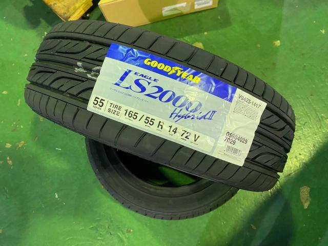 スズキ パレット SW MK21S タイヤ交換 GOODYEAR LS2000 165/55R14 グーピット 大阪 北摂 茨木 高槻 吹田 箕面 Amazon