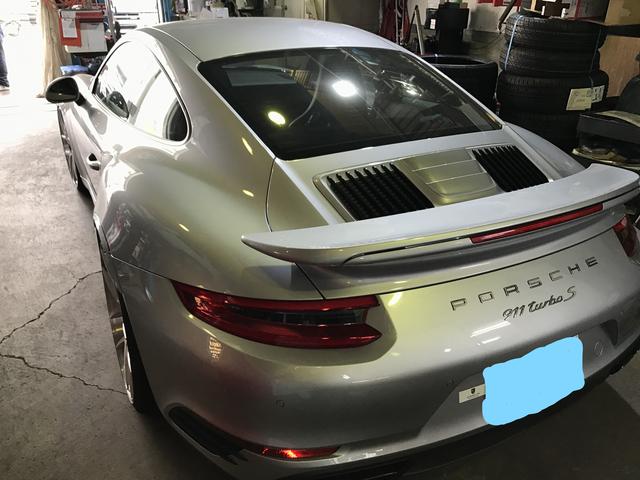 ポルシェ911ターボS車検・守口市・オートスピリット