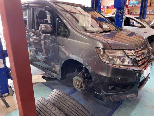 持ち込みタイヤ交換・大阪・守口・オートスピリット・ステップワゴン