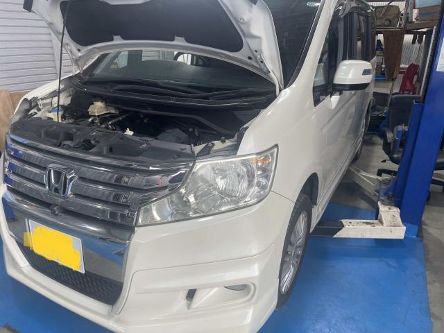 守口市で車検はオートスピリット　ステップワゴンスパーダ　車検　