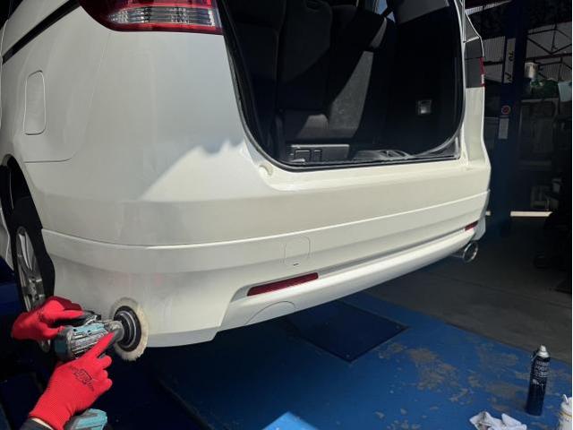 ホンダ　エリシオン　板金・外装補修　リアバンパー交換　安心　安全　守口　門真　寝屋川　高槻　枚方
オートスピリット