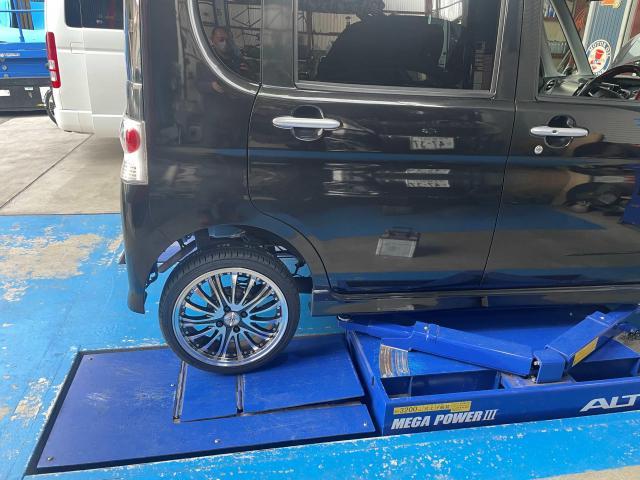 守口市で創業25年信頼実績のオートスピリット　ダイハツ　タント　車検   　守口　門真　寝屋川