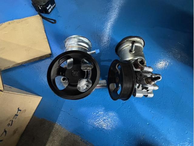 トヨタ　ハイエースワゴン　ラック・パワステポンプ・ホース交換　安心　安全　守口　門真　寝屋川　高槻　枚方　オートスピリット　