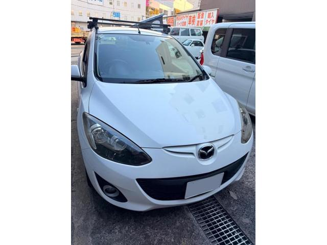 マツダ　デミオ　グー故障診断　タワーバー取り付け　安心　安全　守口　門真　寝屋川　高槻　枚方　オートスピリット